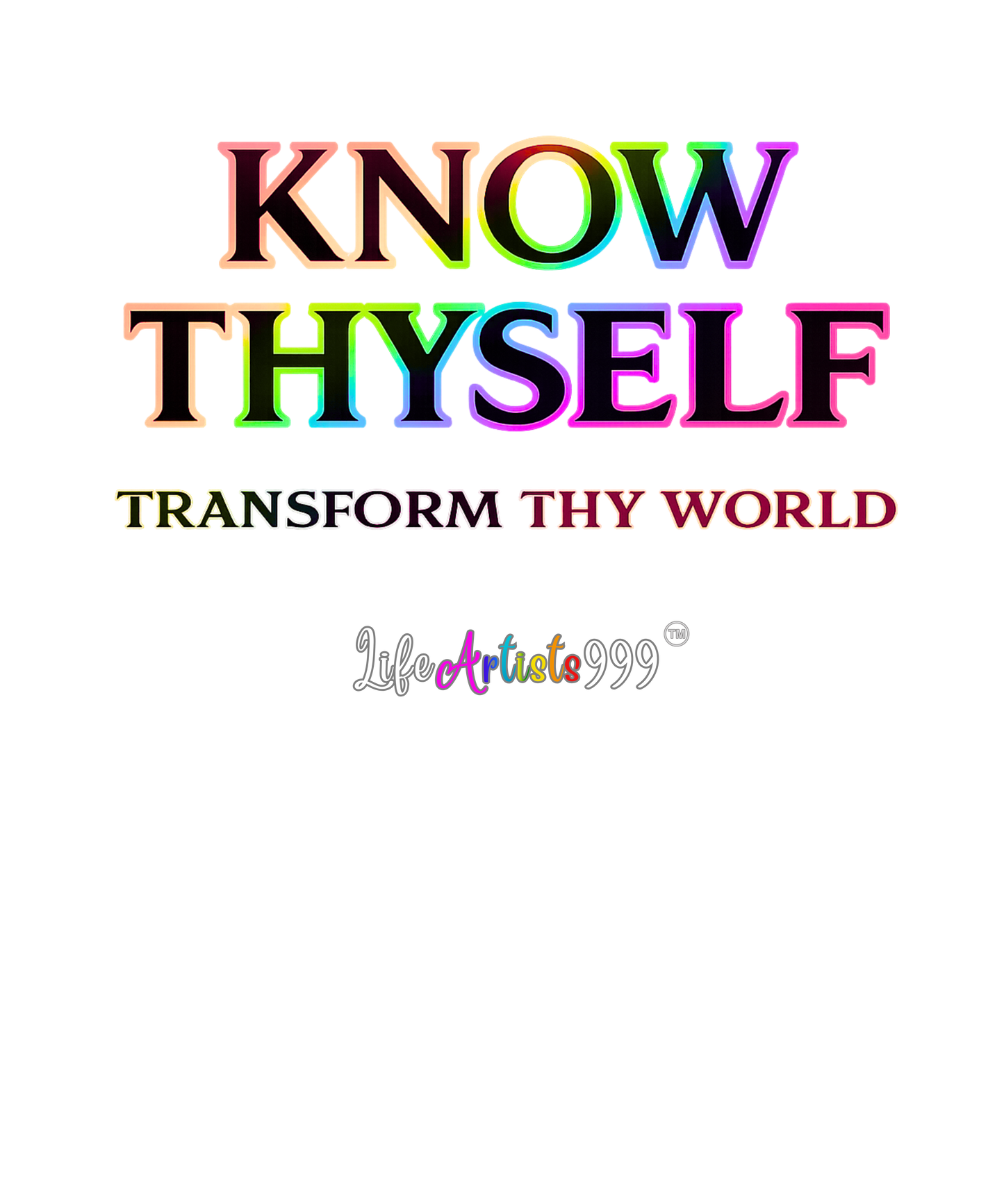 Unisex garment-dyed lightweight hoodie┃LifeArtists999™┃MagiXWear™ - Know Thyself Edition