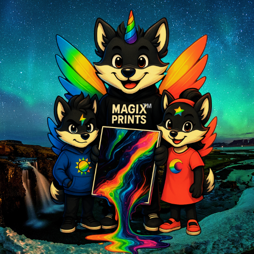 LUX-WolfiCornFly™ | LifeArtistsKids MagiXPrints™ Collection