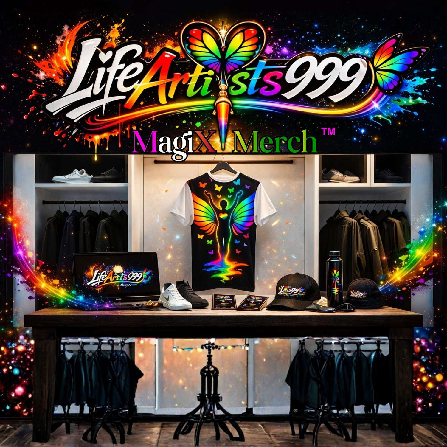 LifeArtists999™ MagiX Merch™ — Made on Demand. Worn with Intention.