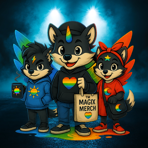 LUX-WolfiCornFly™ | LifeArtistsKids MagiXMerch™ Collection