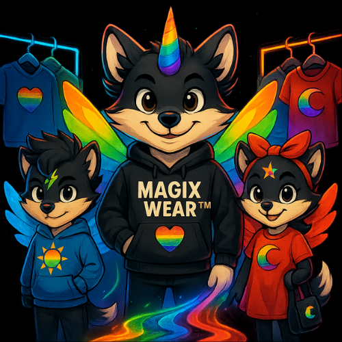 LUX-WolfiCornFly™ | LifeArtistsKids MagiXWear™ Collection